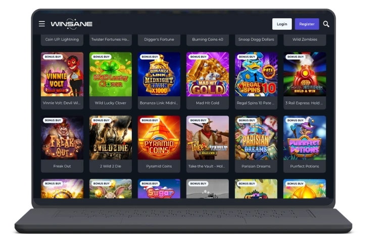 Winsane Casino official
